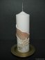 Preview: Hochzeitskerze "Weisse Perle"