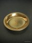 Preview: Messing "Kerzenschale mit Dorn"gold poliert