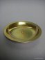 Preview: Messing "Kerzenschale mit Dorn"gold poliert