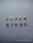 Preview: Wachszahlen hochglanz  8mm gestanzt