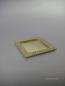 Preview: Kerzenteller,"Teller viereckig"gold poliert