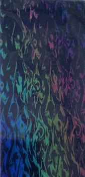 Wachsplatte ultramarine irisierend