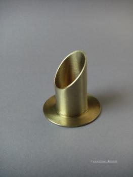 Kerzenleuchter Messing matt für Kerze 40mm
