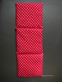 Kirschkernkissen "Herz klein"mit drei Kammern