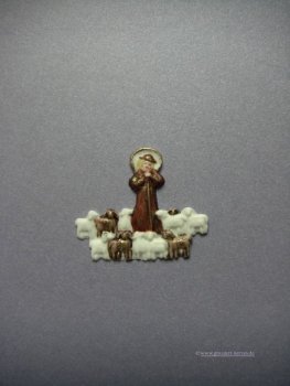 Verzierwachs Hirte, "Schäfer u.Schafe"