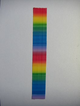 Wachsstreifen "Regenbogen 3mm"