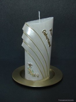 Geburtstagskerze / Jubiläumskerze "Fernando"