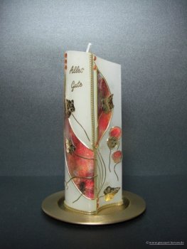 Geburtstagskerze / Jubiläumskerze "Seraphin"