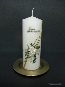 Geburtstagskerze / Jubiläumskerze "Maximilian"