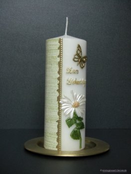 Geburtstagskerze / Jubiläumskerze "Margherita"