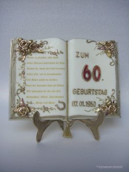 Edles, offenes Wachsbuch "Hans"