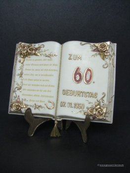 Edles, offenes Wachsbuch "Hans"