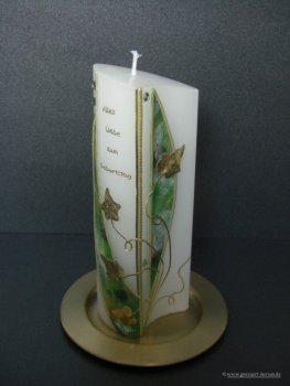 Geburtstagskerze / Jubiläumskerze "Romeo"