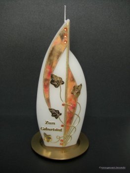 Geburtstagskerze / Jubiläumskerze "Cindy"