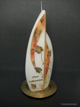 Geburtstagskerze / Jubiläumskerze "Cindy"