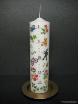 Geburtstagskerze  "Lebenslicht"