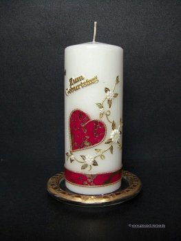 Geburtstagskerze "Zum Geburtstag"