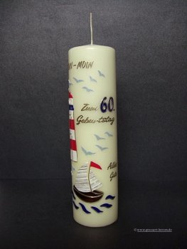 Geburtstagskerze "Zum 60.Geburtstag"
