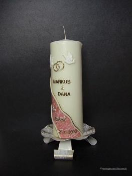 Hochzeitskerze "Zur Hochzeit"
