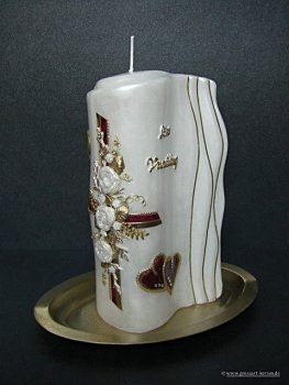 Hochzeitskerze "Heike"