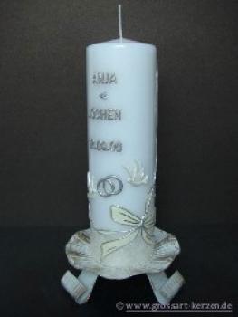 Hochzeitskerze "Anja!"