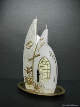 Hochzeitskerze "..für immer dein"