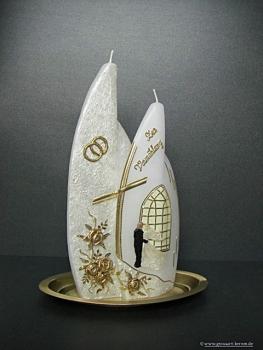 Hochzeitskerze "..für immer dein"