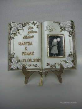 Wachsbuch "Zur goldenen Hochzeit"