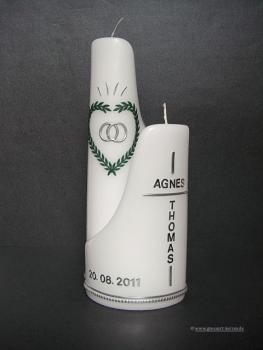 Hochzeitskerze "Yin -Yang"