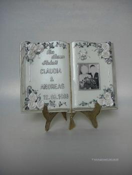 Wachsbuch "Zur silbernen Hochzeit"