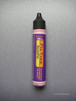 Kerzen-Pen / Wachs-Pen "Rosa"