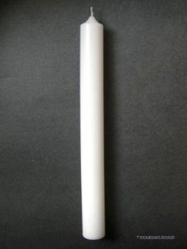 Kerzenrohling Kommunionkerze weiss 400x40 mm