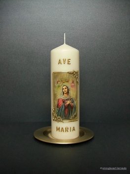 Marienkerze "Ave Maria", klein