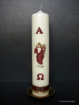 Ostertischkerze "Auferstandener Heiland"