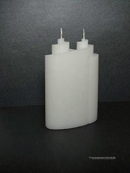 Kerzenrohling Sonderform "Doppelspirale"