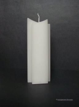 Kerzenrohling Sonderform "Zweispitz"