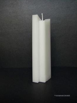 Kerzenrohling Sonderform "Zweispitz"
