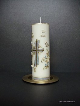 Taufkerze / Tischkerze "Christoph"