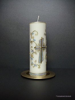Taufkerze / Tischkerze "Christoph"