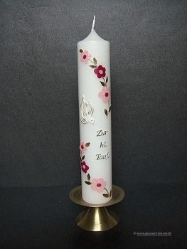 Taufkerze "Zur  Taufe"