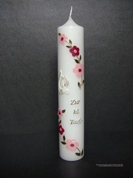 Taufkerze "Zur  Taufe"