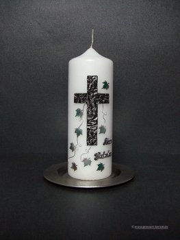 Gedenkkerze - Trauerkerze "Zum Gedenken"