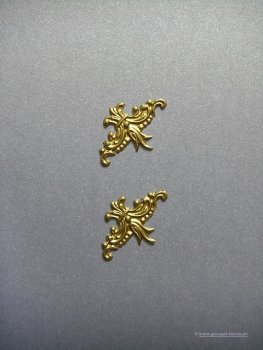 Verzierwachs, Barock Ecke 2er Set