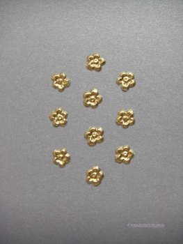 Verzierwachs, Wachsmotiv, Blümchen 10er Set