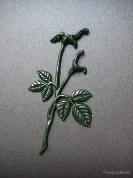 Verzierwachs, Wachsmotiv, Rosengrün groß