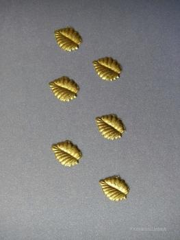 Verzierwachs, Wachsmotiv, Rosenblatt groß 6er Set versch. Farben