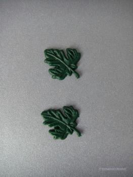 Verzierwachs, Wachsmotiv, Weinblatt 2er Set