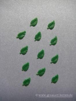 Verzierwachs, Wachsmotiv, Blatt klein 12er Set