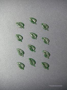 Verzierwachs, Wachsmotiv, Blatt klein 12er Set