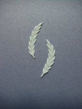 Verzierwachs, Kommunion "Myrthe / Ähre" 2er Set